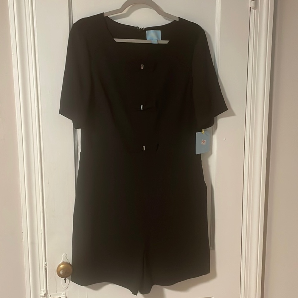 Brand new with tags CeCe black shirt romper